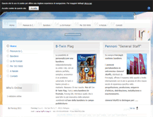 Tablet Screenshot of pennoni-e-bandiere.it